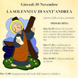 SOLENNITA’ DI SANT’ANDREA